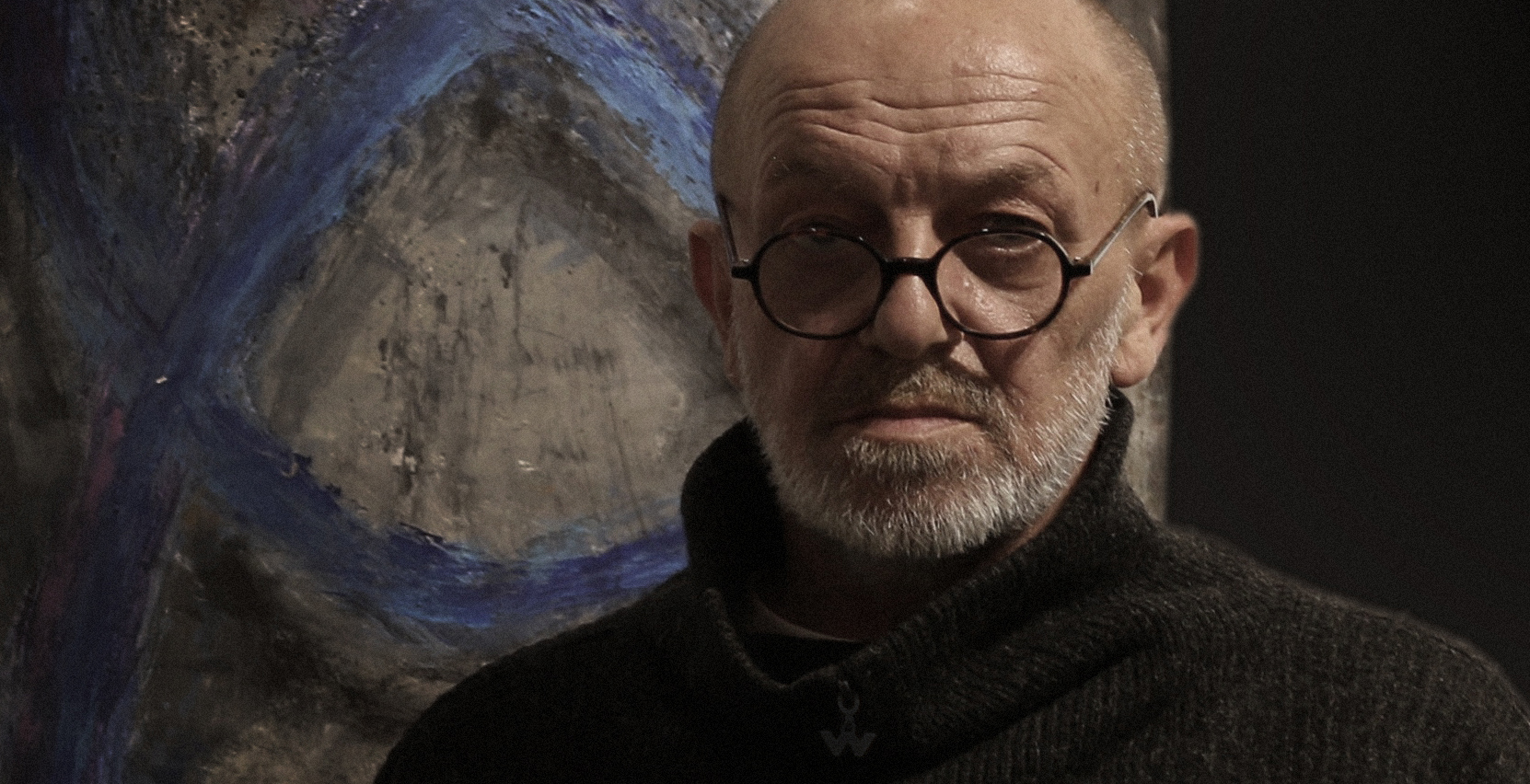 Rosen Markovski in his studio